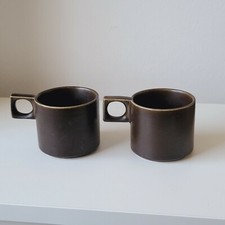 2 tasses à café design vintage années 70 céramique celtique Limerick