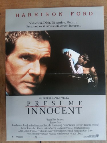 Affiche presume innocent alan - presume,