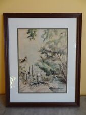 ancien tableau signé Yves