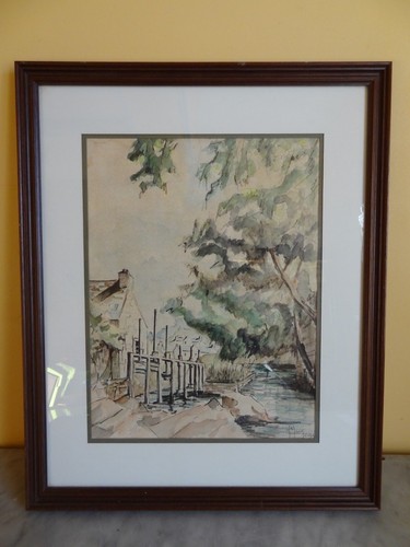 Ancien tableau signé yves - ancien,