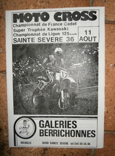 Ancien livret moto - moto, cross