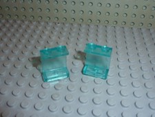 2 x LEGO Space TrLtBlue panel