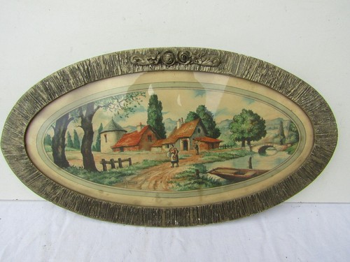 Ancien cadre art deco - cadre, signe
