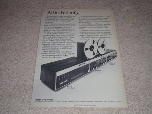 Revox a77 ouvert bobine - revox,