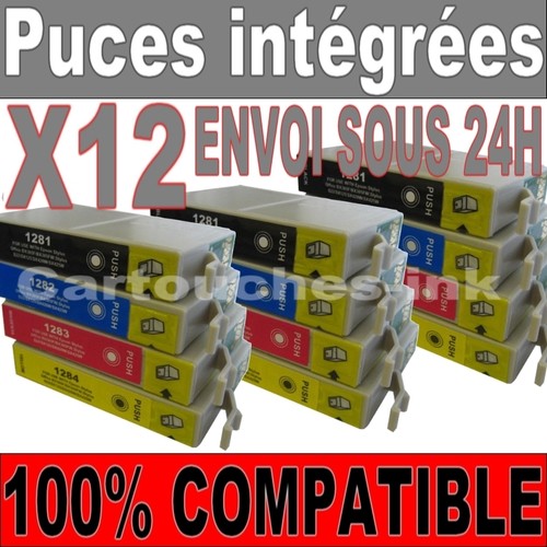 Cartouches encre - 12, d'encre