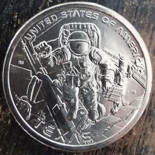 1 Dollar USA  Innovation Texas 2025 P - UNC Astronaute sortie dans l'espace ISS