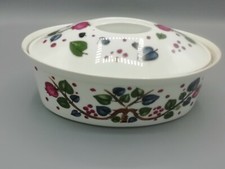 Terrine en Aluminite Frugier Limoges décor Vintage 