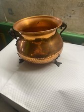 Ancien Chaudron en cuivre avec anse 