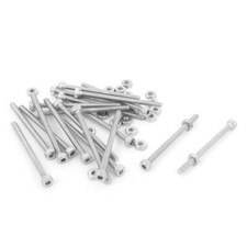 M2 x 30 mm moleté Tête