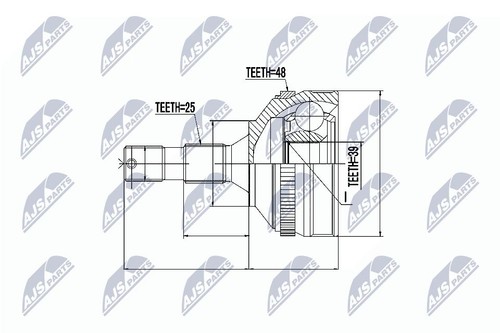 Original nty joint set - joint, drive