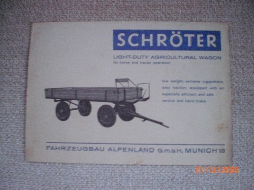 Ancien petit prospectus - ,