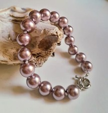 Large champagne South Sea Pearl Bracelet 10mm, Saltwater Pearls, South Sea Pearl