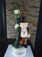 ancienne bouteille / boite a musique en céramique