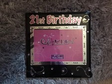 Cadre photo verre joyeux 21e