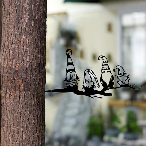 Branche vilain gnome jardin - vilain,