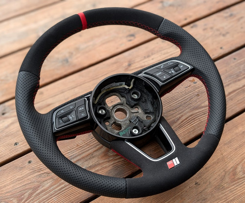 Volant cuir neuf - volant, pour