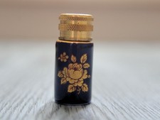 4 cm de haut, fiole de sac en porcelaine de Limoges, rose or