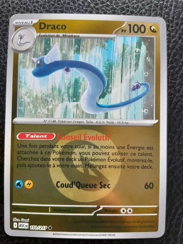 Carte pokémon draco 151 - carte, 151/217