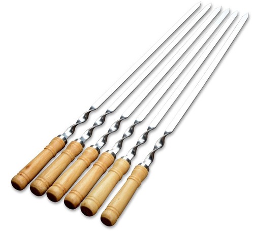 Brochettes en acier - 6, x