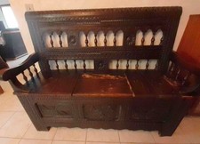 Banc coffre breton vintage