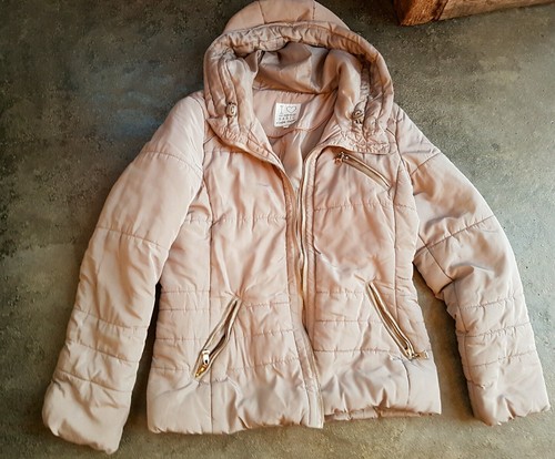 Doudoune femme beige cache - doudoune,