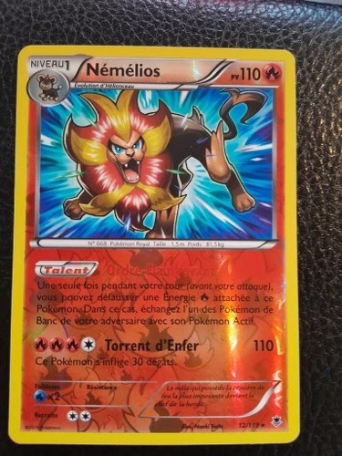 Carte pikemon némélios - carte,