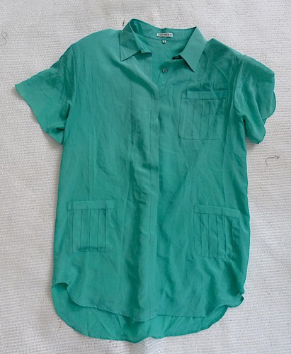 100 pura seta blouse - 100%,
