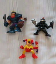 Lot Vintage Fisher Price 2 Chevaliers  Articulés et FOU Du Roi