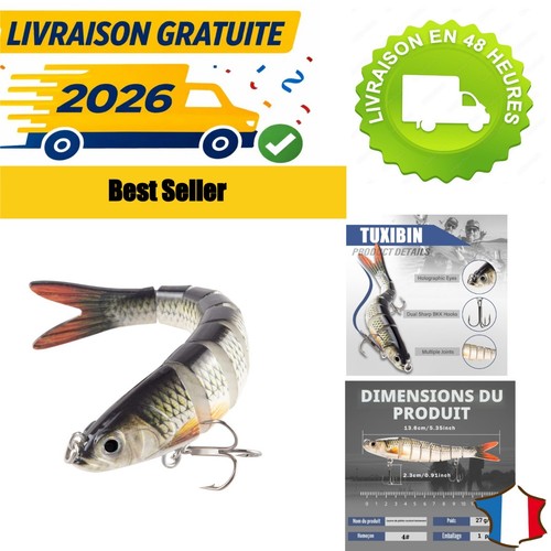 Leurre brochet poisson nageur