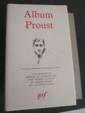 Album La Pléiade n° 4 - 1965 Proust - Iconographie 352 pages 317 illustrations