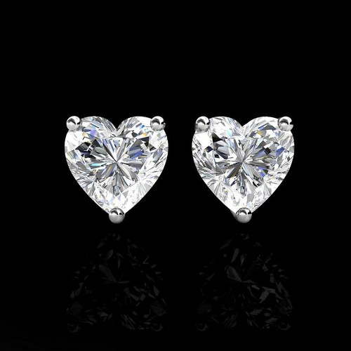 1ct created diamond heart - 1ct,