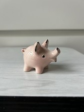 Petite figurine Cochon porcelaine W Goebel West Germany