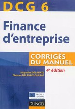 DCG 6 - Finance d'entreprise -