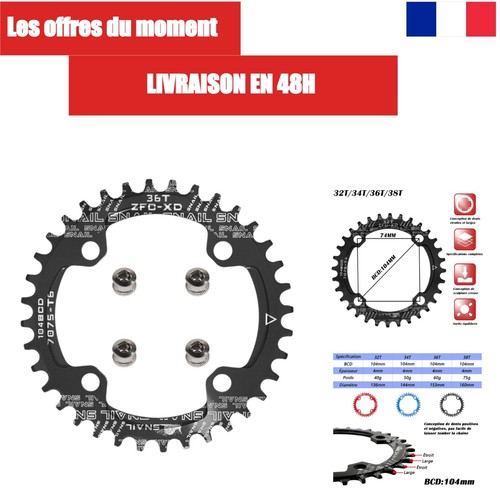 Plateau manivelle vélo 32t - de,