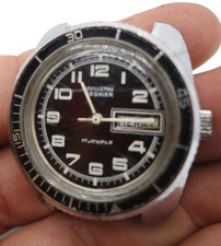 montre vuillemin regnier vintage, fonctionne, mécanique 17 jewels