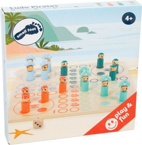 Jeu ludo pirates bois - jeu,