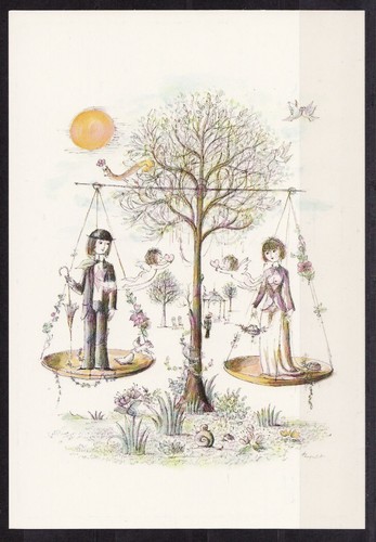 Carte moderne les amoureux - amoureux, de