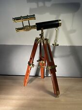 Longue Vue de Marine En Cuir +