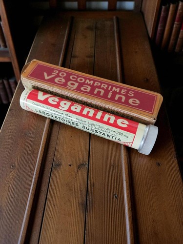 Boîte publicitaire véganine - publicitaire,