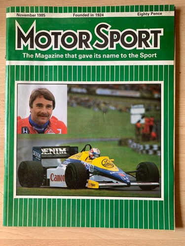 Motor sport magazine 1985 - motor,