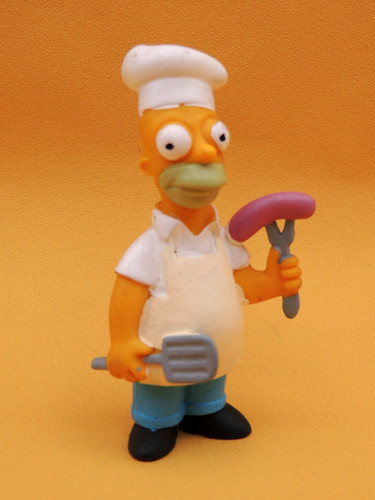 The simpsons homer barbecue - homer,