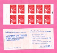  FRANCE LUQUET - CARNET 3419 C15**MNH - Le Salon du Timbre 2004