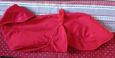 Manteau neuf imperméable rouge pour chien whippet Taille M