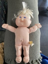 Poupée Vintage Cabbage Patch  Kids Doll Patoufs Blonde Hair France Occasion CPK