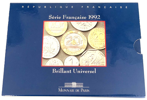 Coffret france 1992 - bu,