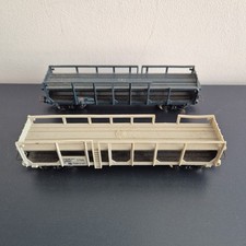 2x Jouef HO Wagon Porte-auto