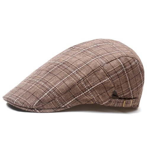 Casquette plate bérets tissu - plate,