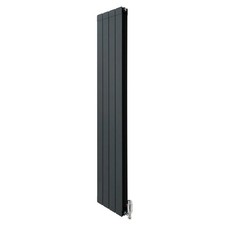 Radiateur en Aluminium & Kit Robinet Thermostatique Gris Anthracite 1800 x 315mm