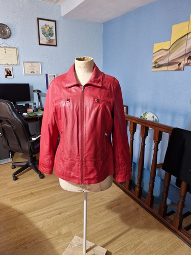 Blouson femme cuir veau - cuir,