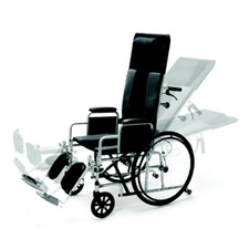 KSP Fauteuil roulant pour handicapés N50 Fauteuil roulant à dossier inclinable